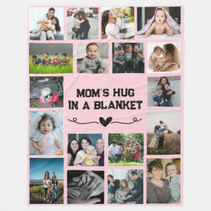 "Mum's Hug in a Blanket" 60" x 80" Fleece Blanket