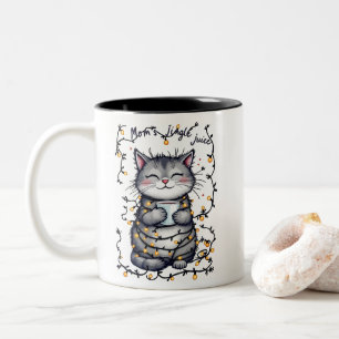 Mum's Jingle Juice  Two-Tone Coffee Mug