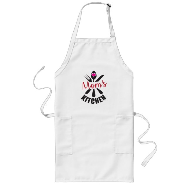 Mum's Kitchen Long Apron (Front)