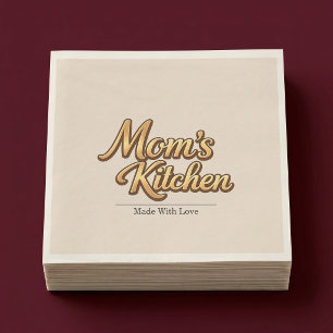 Mum's Kitchen Personalised Napkin