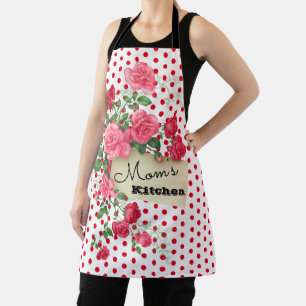 Mum's Kitchen Personalised Rose Apron