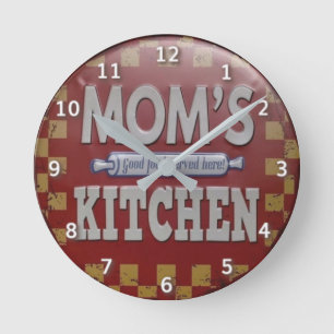 Mum's kitchen vintage  round clock