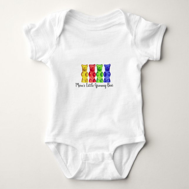 Mum's Little Gummy Bear Baby Bodysuit (Front)