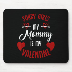 Mum's Little Valentine Sweetheart Family Love Funn Mouse Pad