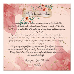 Mum's Love: A Timeless Tribute to Mum Photo Print