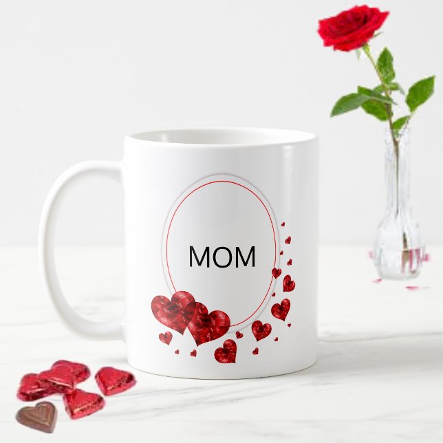 Mum's Love Hearts  Coffee Mug (Creator Uploaded)