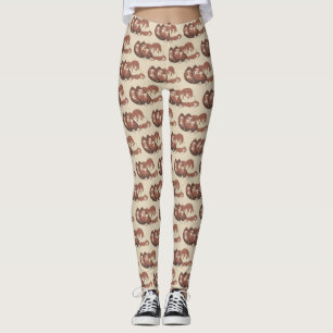 Mum's Meatloaf Diner Food Gravy Mashed Potatoes Leggings