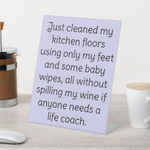 Mum's Pedestal Desk Sign