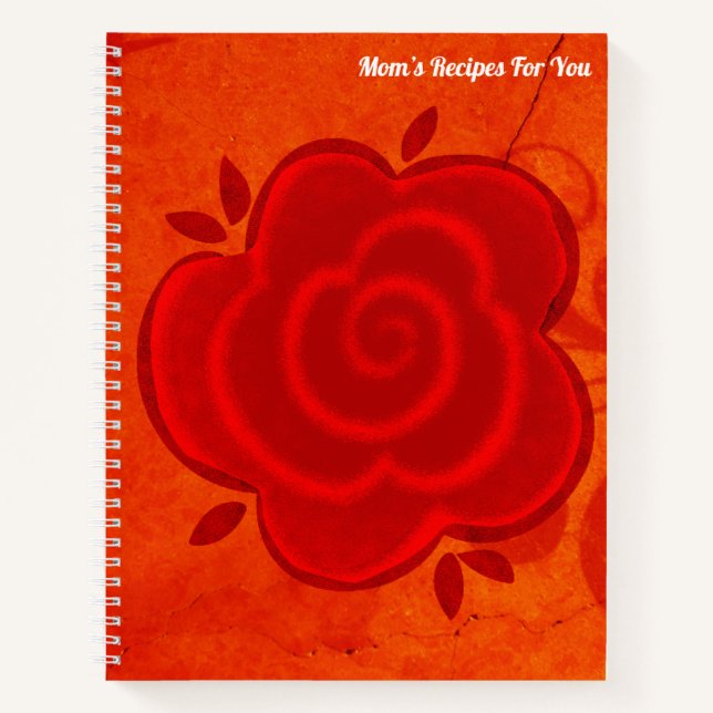 Mum's Recipes Spiral Notebook (Front)