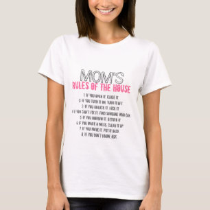 Mum's Rules of the House T-Shirt