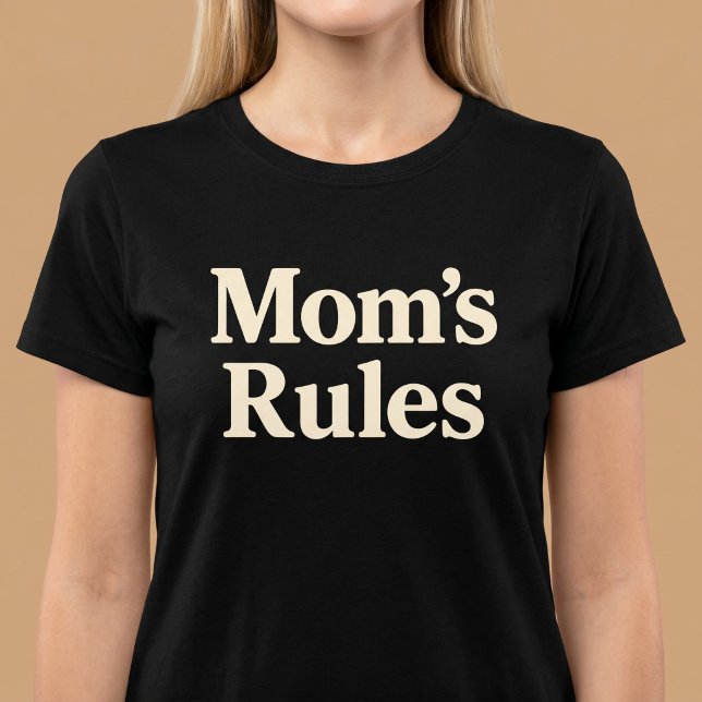 Mum's Rules T-Shirt (Creator Uploaded)