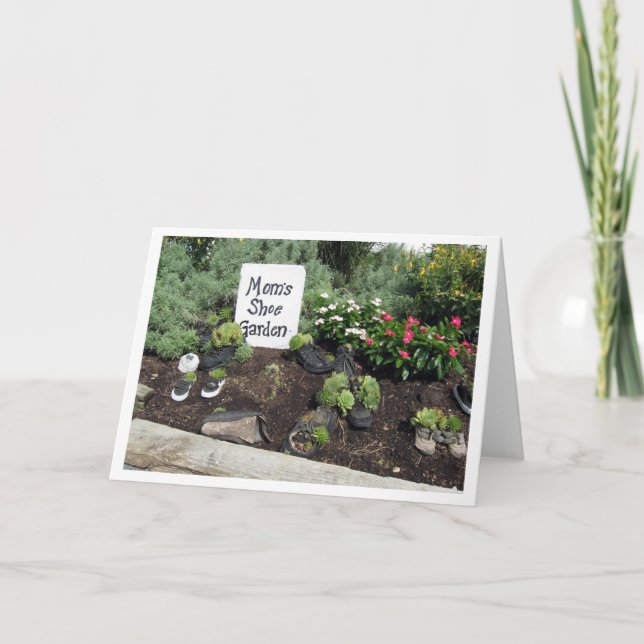 Mum's Shoe Garden Card (Front)