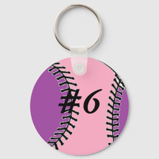 Mum's Softball Keychain