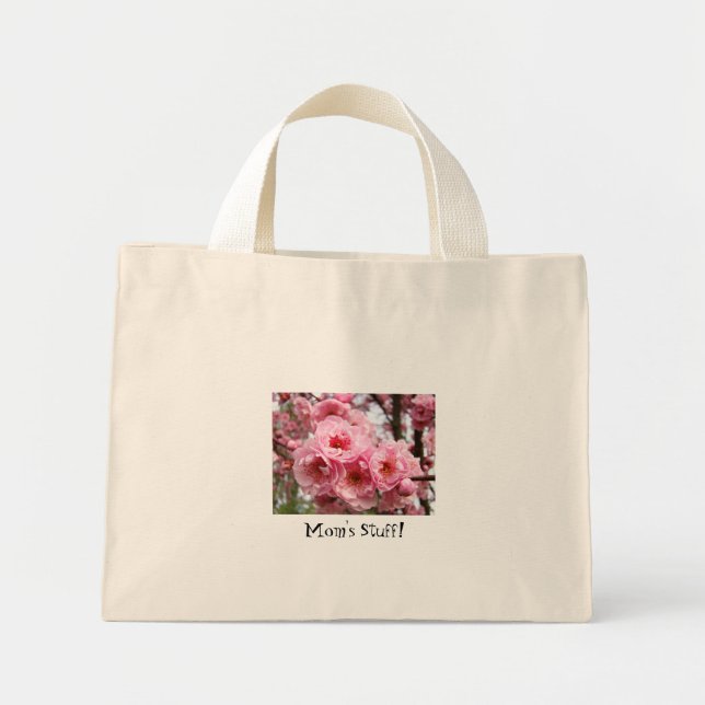Mum's Stuff! gifts Tote bag Pink Tree Blossoms (Front)
