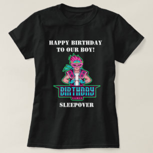 Mum's Superhero pink and green avatar Birthday T-Shirt