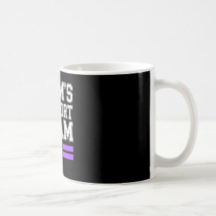 Mum's support team family lupus awareness sle coffee mug