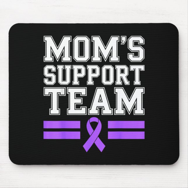 Mum's support team family lupus awareness sle mouse pad (Front)