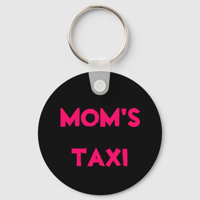 mum's taxi key ring (Front)