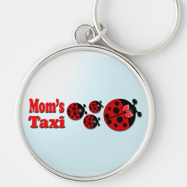 Mum's Taxi Key Ring (Front)