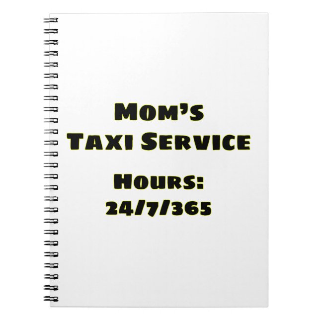 Mum's Taxi Notebook (Front)