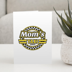 Mum's Taxi Service Holiday Card