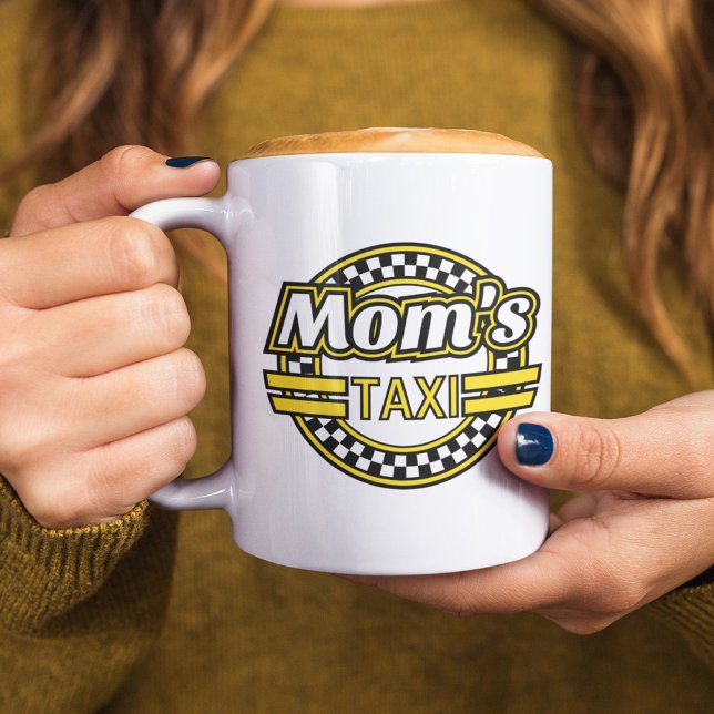 Mum's Taxi Sign Coffee Mug (Creator Uploaded)