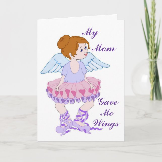 Mum's Wings Card (Front)