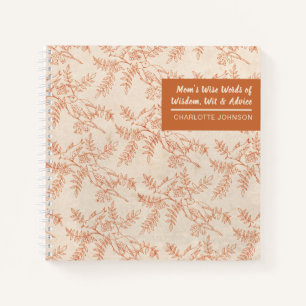 Mum's Wise Words of Wisdom Wit Advice Keepsake Notebook
