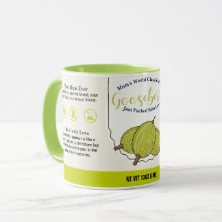Mum's World Class Gooseberry Love Jam Mug
