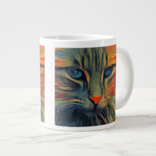 Munch Cat Jumbo Mug 