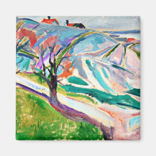 Munch - Landscape of Kragero Magnet