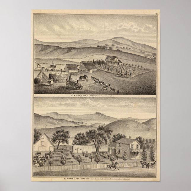 Munch, Stanley residences, farms Poster (Front)