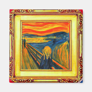 Munch, The Scream, Fine Art Magnet