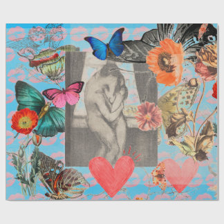 MUNCH wrapping paper collage Valentine's Day