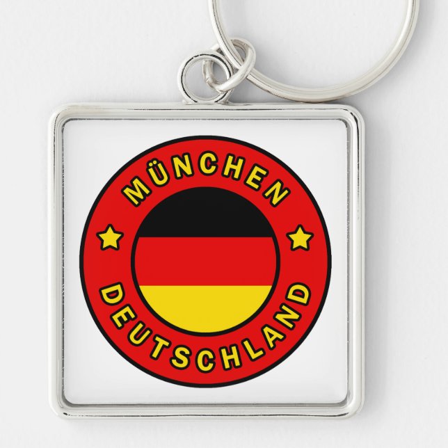 München Deutschland Key Ring (Front)