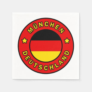 München Deutschland Napkin