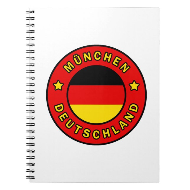 München Deutschland Notebook (Front)