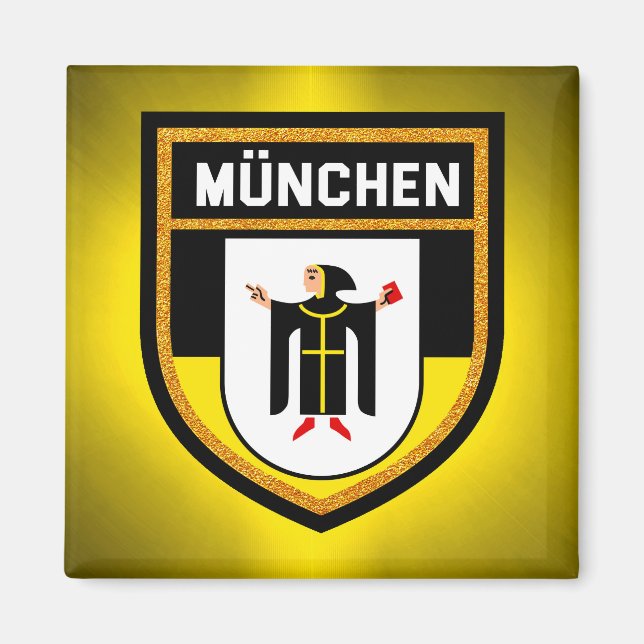 München Flag Magnet (Front)