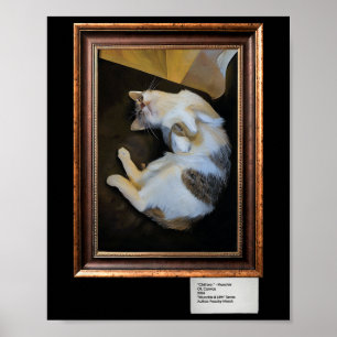 Munchie The Cat Is Chilling - Canvas Poster