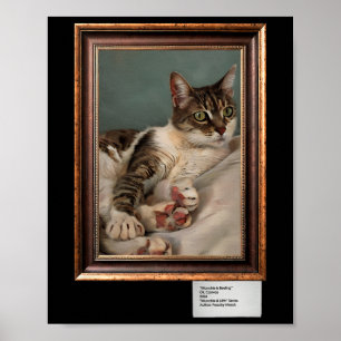 Munchie The Cat Resting - Canvas Poster