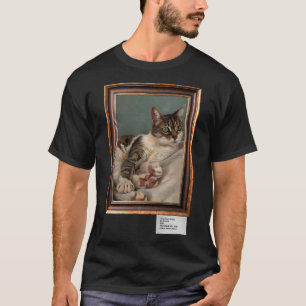 Munchie The Cat Resting - Canvas T-Shirt