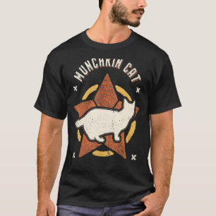 Munchkin Cat Vintage Retro Classic Animal T-Shirt