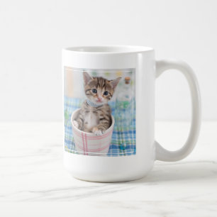 Munchkin Kitten With Pretty Ribbon Coffee Mug