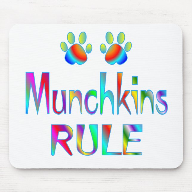 Munchkins Rule Mouse Pad (Front)