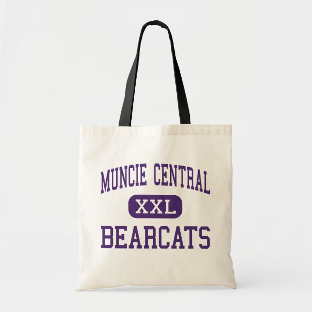 Muncie Central - Bearcats - High - Muncie Indiana Tote Bag (Front)