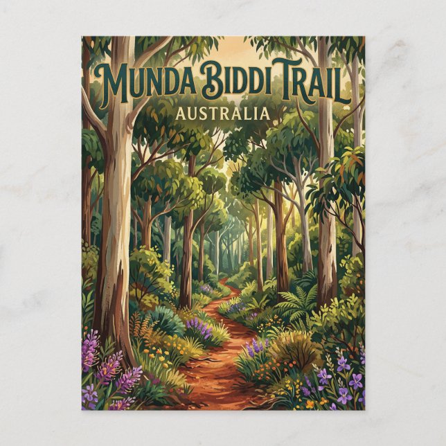 Munda Biddi Trail Australia Postcard (Front)