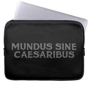 Mundus Sine Caesaribus Laptop Sleeve