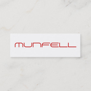 MUNFELL MINI BUSINESS CARD