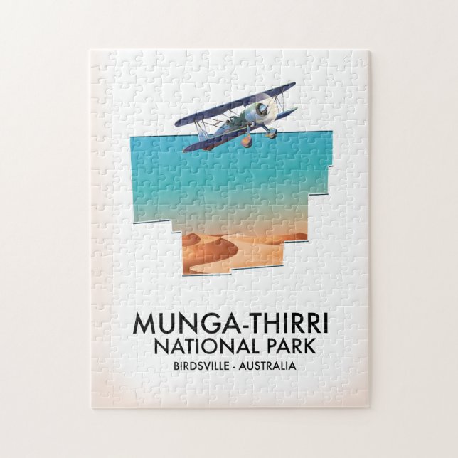 Munga-Thirri National Park Birdsville Australia  Jigsaw Puzzle (Vertical)