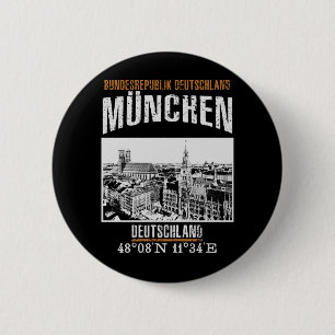 Munich 6 Cm Round Badge